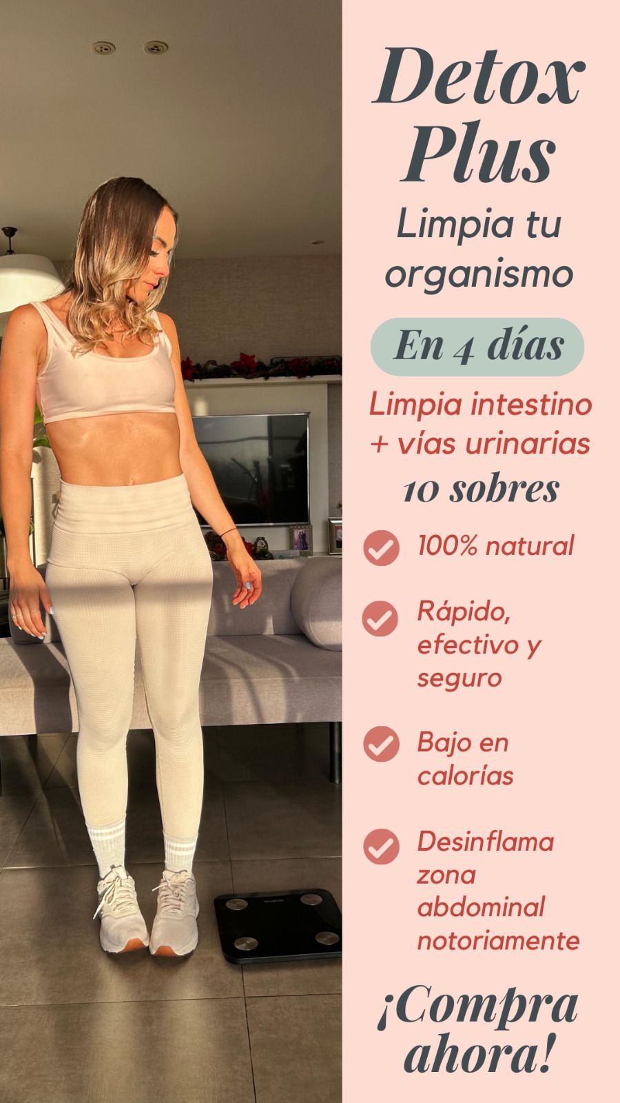 DETOX PLUS limpia intestino + limpia sistema urinario